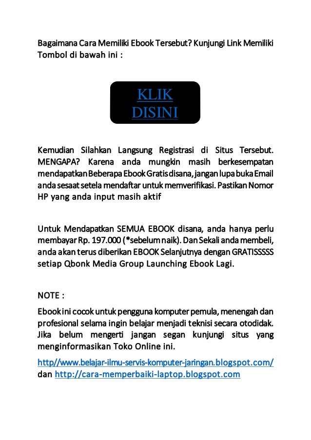 download ebook teknisi komputer gratis Ebook komputer download gratis teknisi
